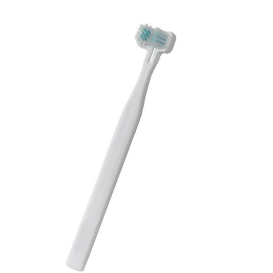 Double Head Toothbrush Dog Pet Cat Brush Dental Health Gum Care Cleaning Teeth V528-PETTOOTHBRUSH-WHITE-98589