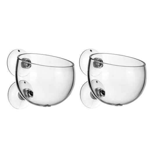 Aquarium Plant Cup for Breeding and Aquascaping Glass Water Plant Holder V528-PLANT-CUP-2PCS-576970
