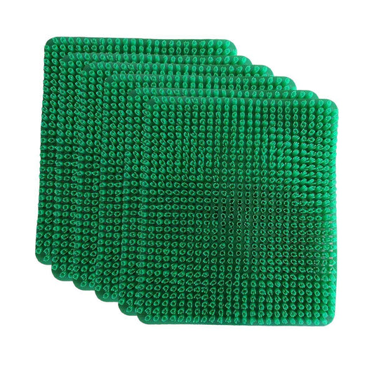 6PCS Egg Laying Box Mat Plastic Chicken Nest Grass Pad Imitation Grass Gasket V528-PLASTIC-GASKET-GREEN-6PCS-811297