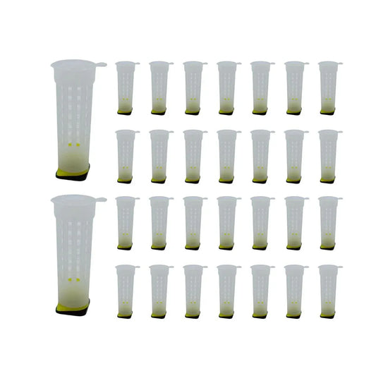 30pcs Bee Protective Covers Multi Functional King Cage Bee Bite Protector Shield V528-PROTECTIVE-COVER-30PCS-650748