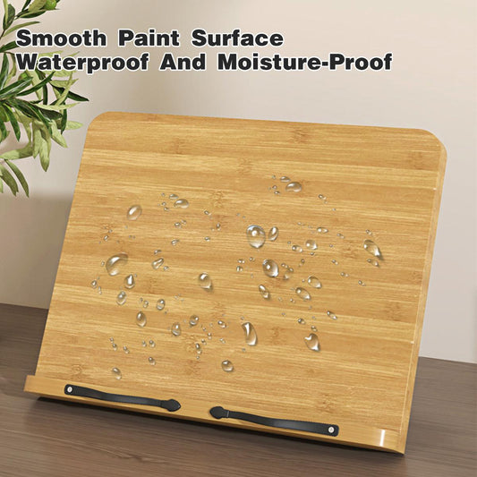Wooden Adjustable Reading Stand Multifunctional Book Holder Bracket for Desk - Small V528-READING-STAND-S-503674