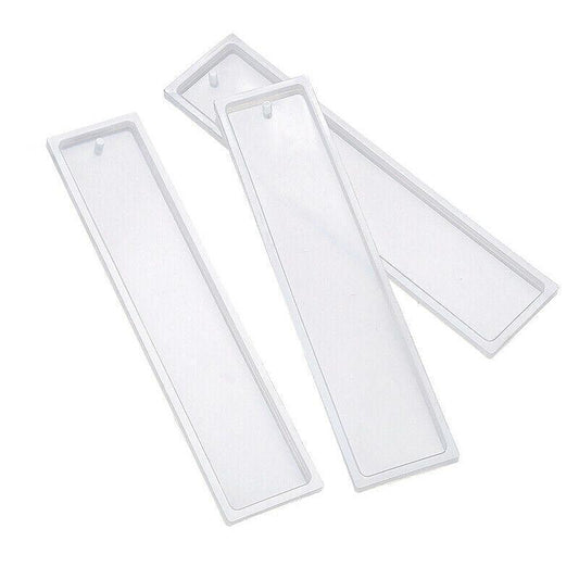 5PCS Silicone Bookmark Mould Rectangle Resin Craft Making Tool for DIY Projects V528-RECTANGULARMOLD-5PCS-99176