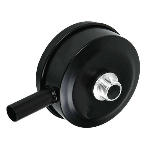2 Pcs Compressor Male Threaded 20Mm Air Intake Silencer Filter Black Metal Shell V528-SILENCERFILTER-20MM-115235
