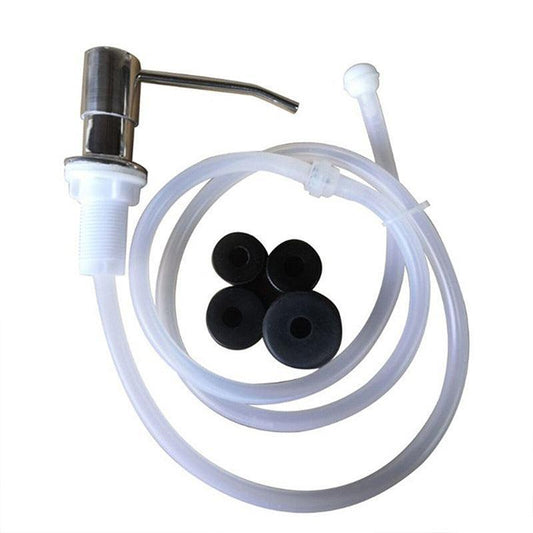 Stainless Steel Sink Soap Dispenser Extension Tube Kit Kitchen Sink Pumps Hand V528-SINKSOAP-275562