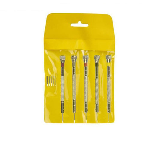 5X Precision Screwdriver Eyeglasses Watch Jewelry Watchmaker Repair Tool Set V528-WATCHMAKERREPAIR-5PCS-883128