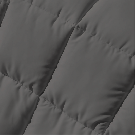 Luxor Australian Made All Season Grey 400GSM Bamboo Blend Quilt King Single V535-400G-BAMBOO-QUILT-KS-GRY