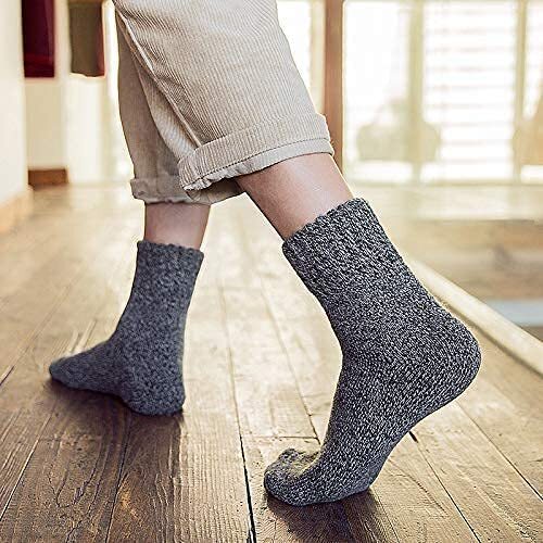3x Mens Pairs Thick Wool Blend Work Socks Heavy Duty Outdoor Warm (EU42-EU48) V563-1860-1PACK_3PAIRS