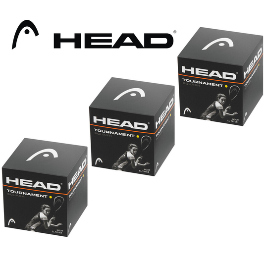 HEAD Tournament Squash Ball Advanced Training Competition - 3 Balls V563-287326-3PK