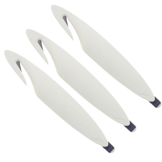 3x Bio Staple Remover Letter Box Opener Cutter Nail Puller Office - White V563-31_935-3PCS