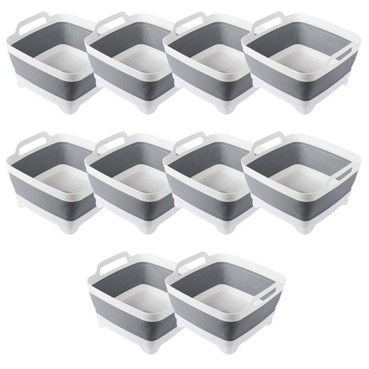 10x Collapsible Strainer Foldable Fruit Veggies Wash Colander Storage Basket V563-75193-10X
