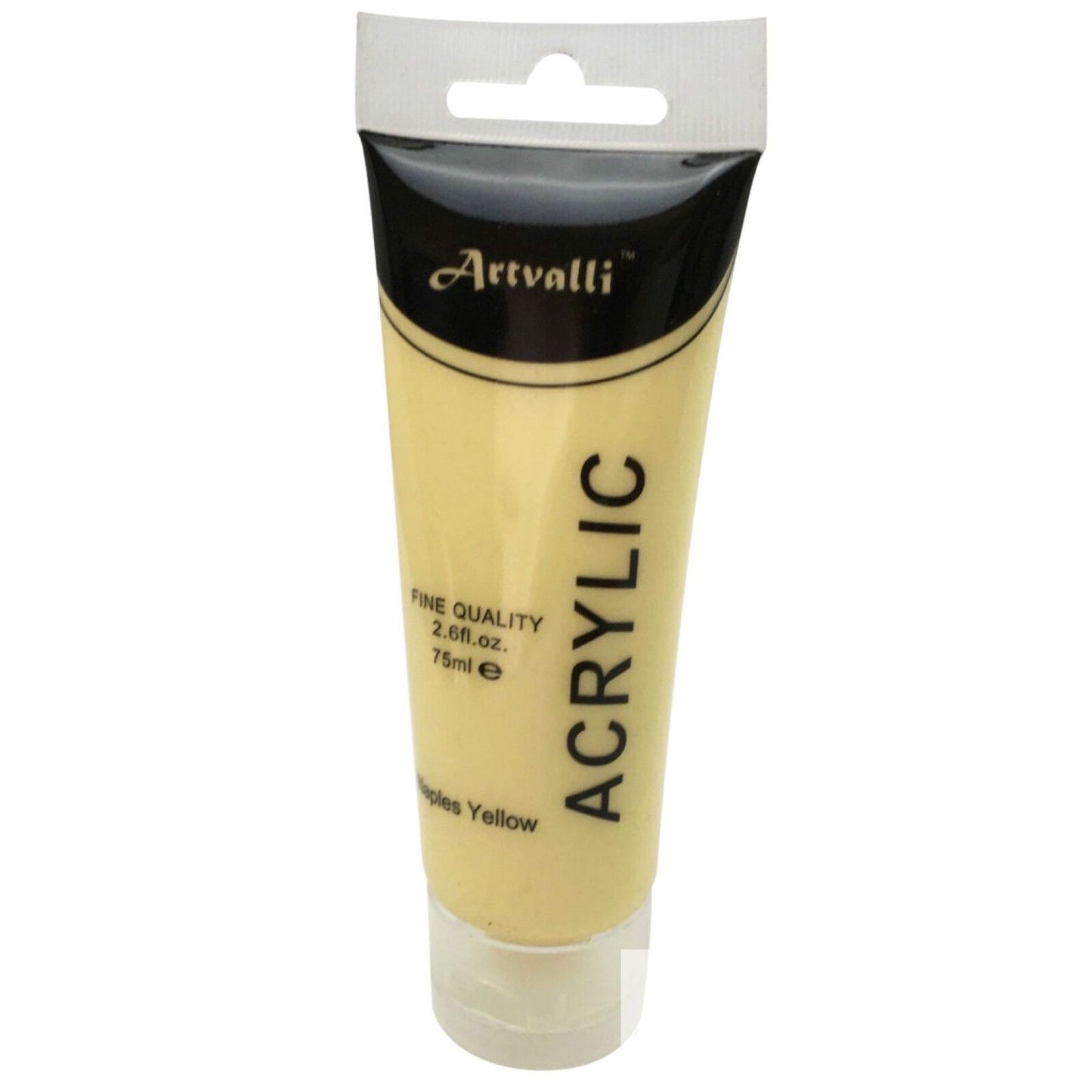 Acrylic Paint 75ml Tube Water Based Non Toxic Artist Craft - Naples Yellow V563-ACRYLICPAINT-NAPLESYLW