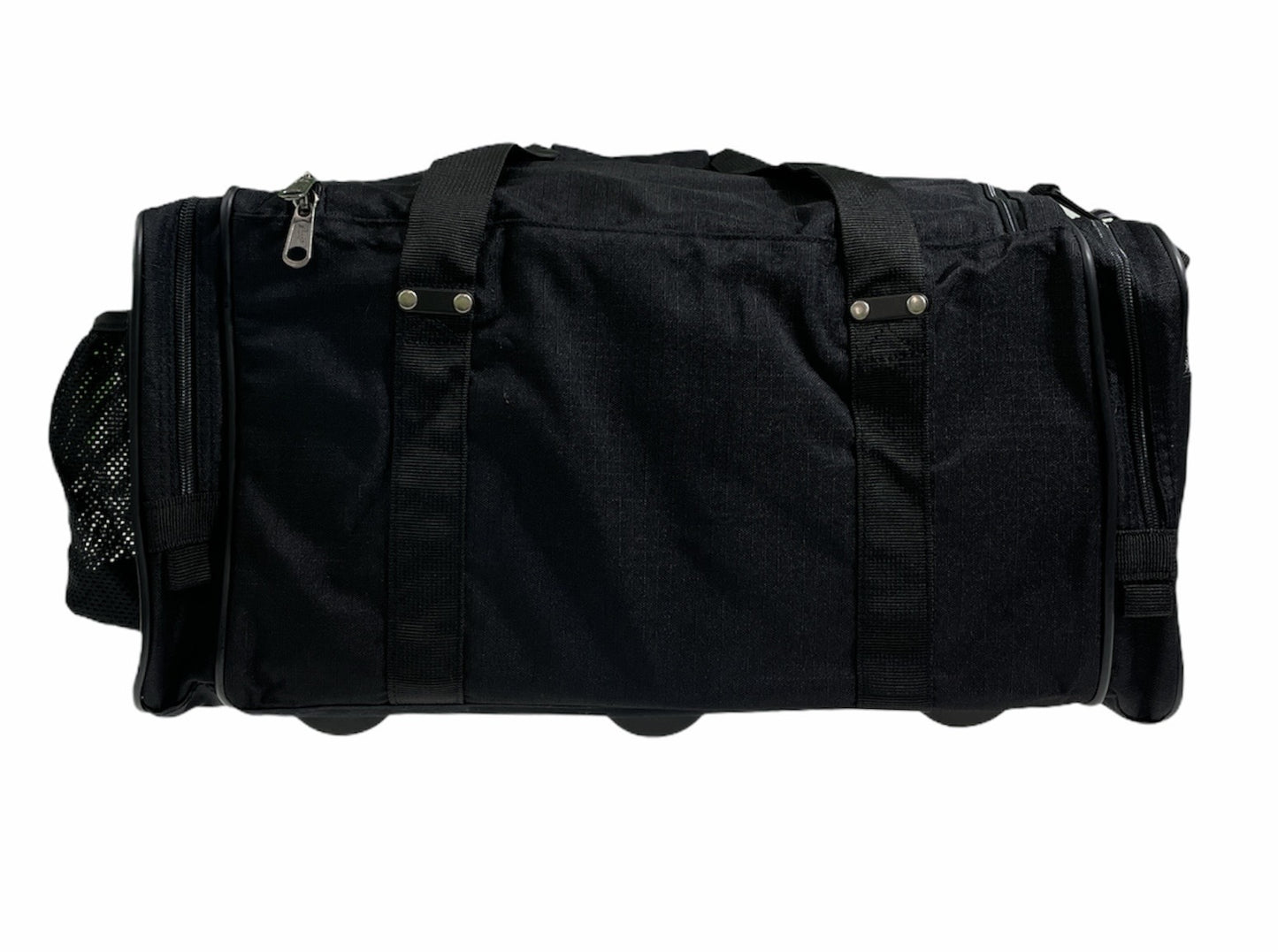 44L Foldable Duffel Bag Travel Gym Sports D-Zip Top Shoulder Strap - Black V563-B8115-BLACK