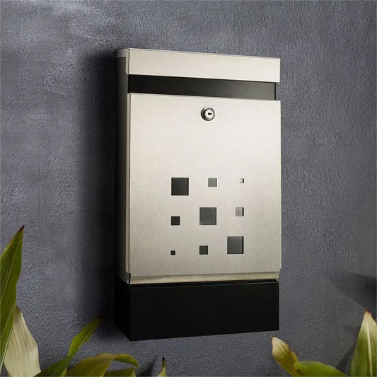 Sandleford Letter Box Caddy Stainless Steel Lockable Mailbox - Wall Mounted V563-CAD01