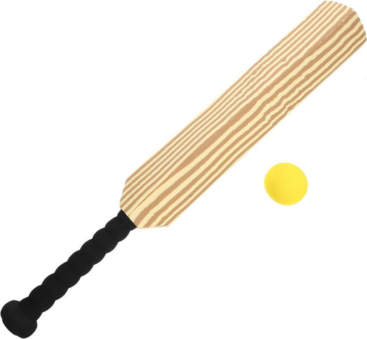 Kids Soft Foam Sturdy Cricket Bat & Ball Set 58cm Backyard Beach Sports Toy Kit V563-FA3866