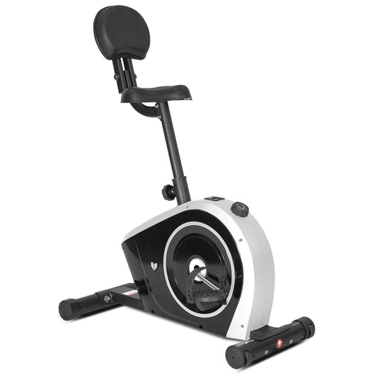 Lifespan Fitness Cyclestation 3 Exercise Bike with ErgoDesk Automatic Standing Desk 150cm in White/Black V572-LFEX-CLSTN3-A