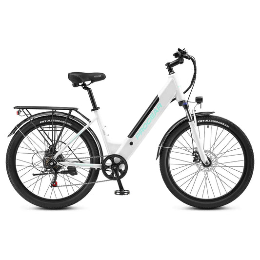 Progear E-Sierra Ladies 26*17" Hybrid E-Bike Whisper White V572-PGEL-SIELWW-17
