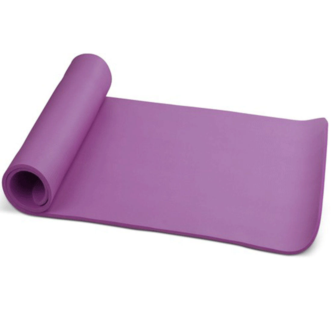 10mm Extra Thick NBR Yoga Mat Gym Pilates Fitness Exercise - purple V610-YOGMAT-10-PUR