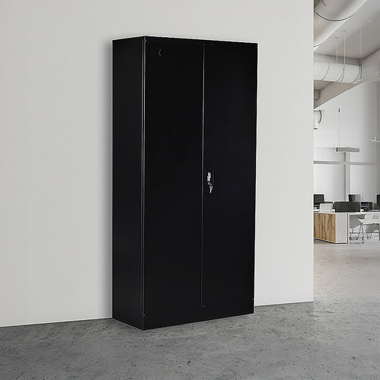 Two-Door Shelf Office Gym Filing Storage Locker Cabinet Safe V63-799127