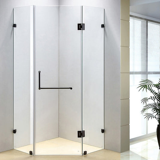 900 x 900mm Frameless 10mm Glass Shower Screen By Della Francesca V63-822181