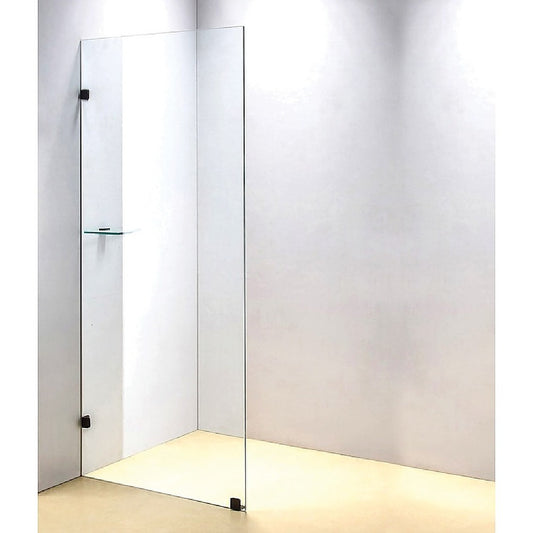 700 x 2000mm Frameless 10mm Safety Glass Shower Screen V63-828921