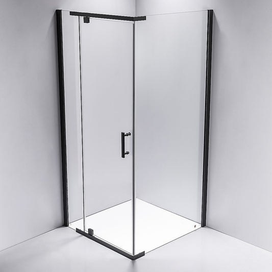 Shower Screen 1000x800x1900mm Framed Safety Glass Pivot Door By Della Francesca V63-829191