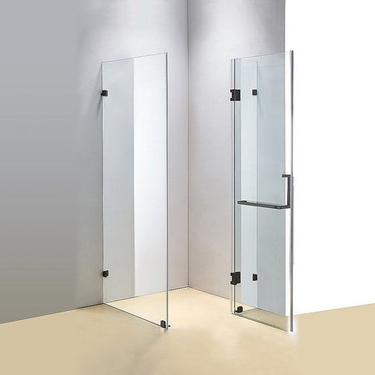 1000 x 700mm Frameless 10mm Glass Shower Screen By Della Francesca V63-830991