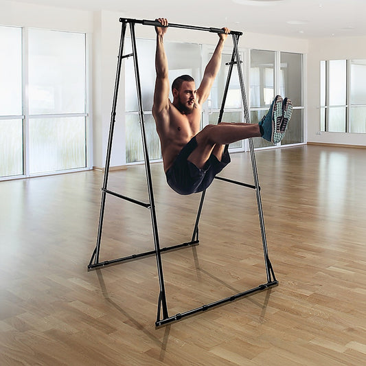 Pull-up Bar Free Standing Pull up Stand Sturdy Frame Indoor Pull Ups Machine V63-833591