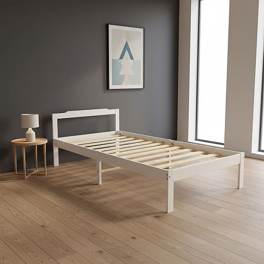 Natural Wooden Bed Frame Home Furniture V63-843131