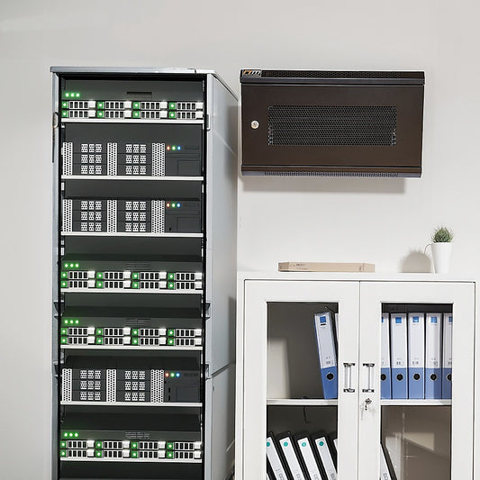 19" 6U Wall Mount Network DVR NVR Data Cabinet Enclosure V63-844561