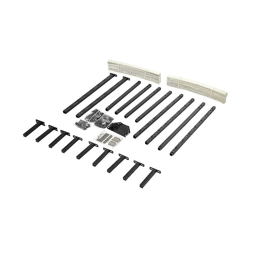 Palermo Black Metal Queen Bed Frame V63-931531
