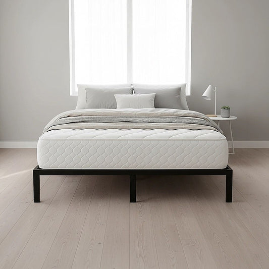 King Full Metal Bed Frame Base – Sturdy Steel Bed Base for Australian Mattress