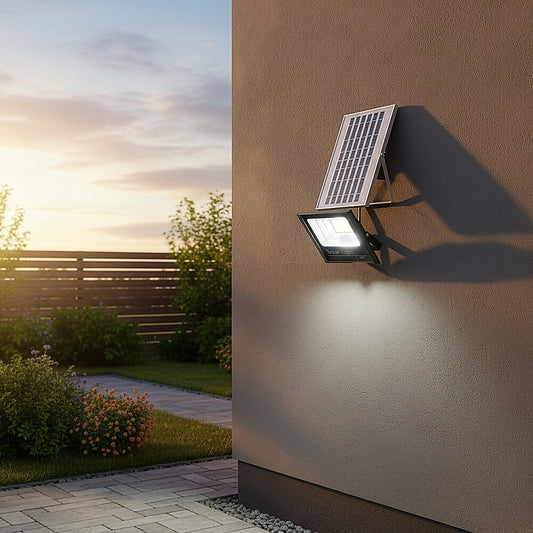 60W LED Solar Flood Light with Motion Sensor - Outdoor Security Lighting V63-953951
