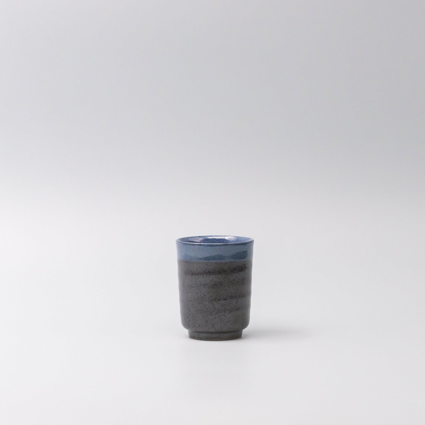 Mug 170ml Blue & Black Glaze V637-C0086