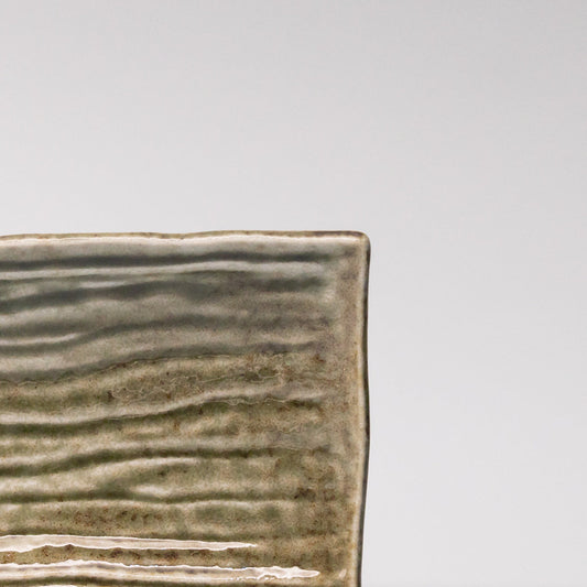 Plate Rectangular 33x10cm Sage Glaze V637-C0376