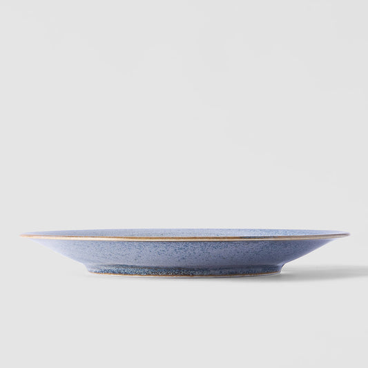 Side Plate 21cm Steel Grey Glaze V637-C0612