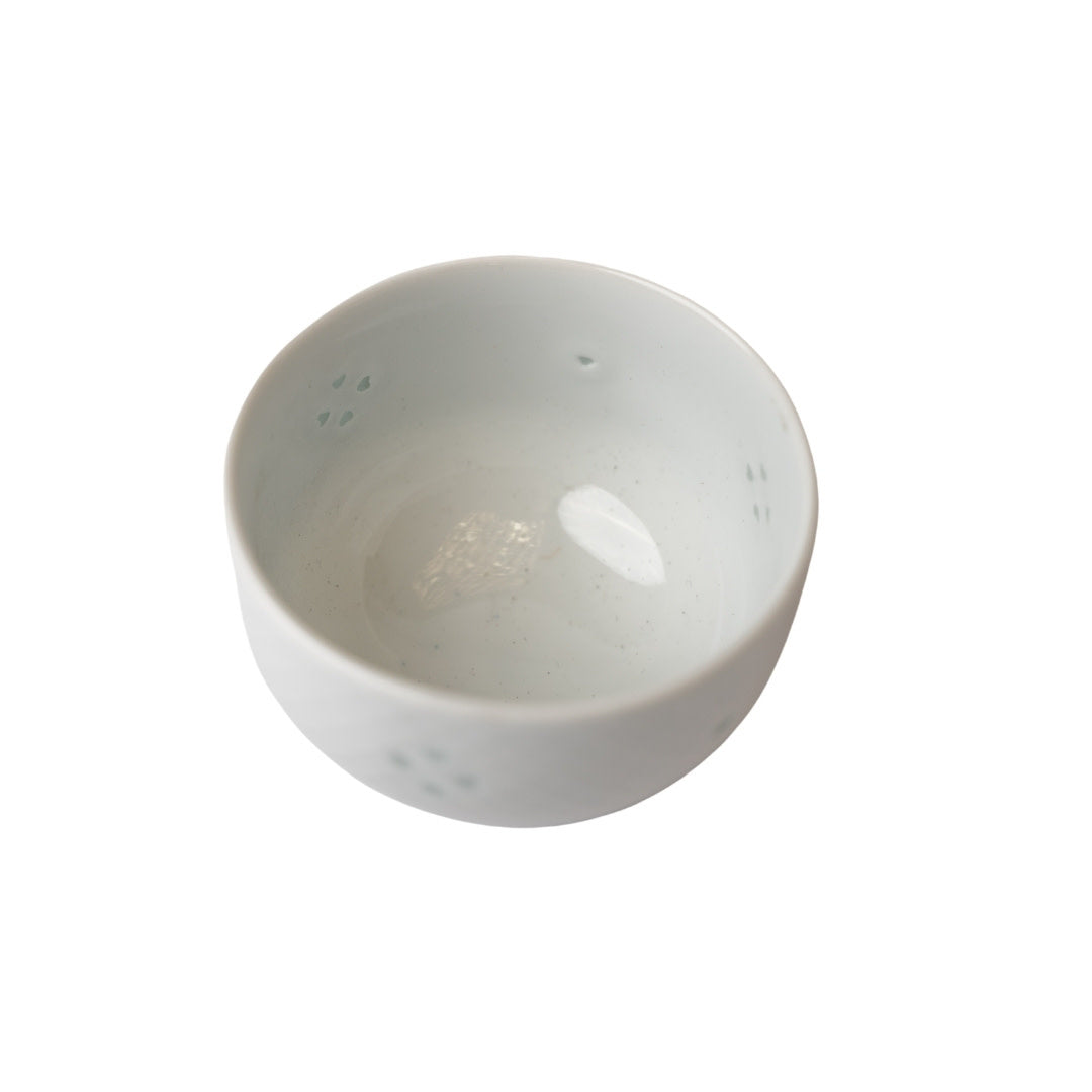 Tea Cup 18.5cm Fine White Crosshatch V637-C0868
