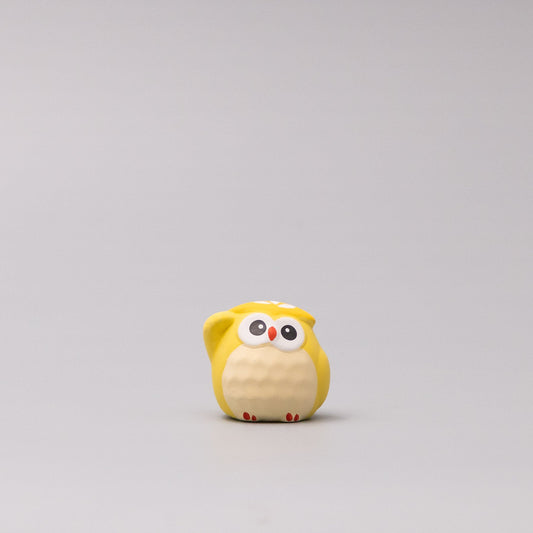 Okimono Lucky Honey Owl V637-C1070B