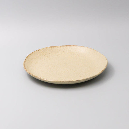 Plate Dinner Organic Shape 24cm Sand Fade Glaze V637-C1435