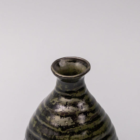 Sake Jug 350ml Moss Black Glaze V637-C1623