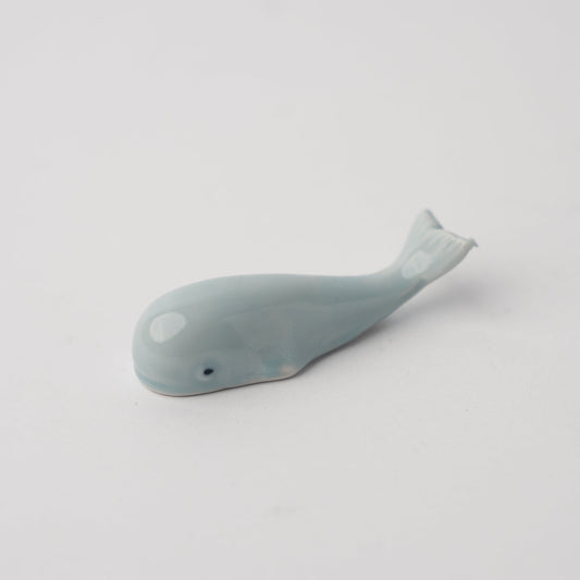 Chopstick Rest Ice Blue Whale V637-C1670