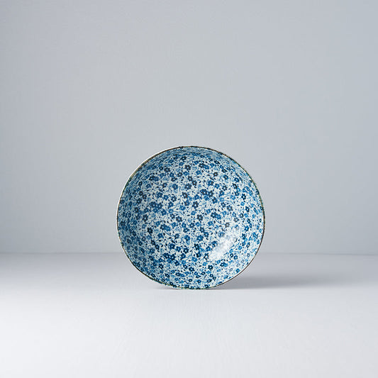 Bowl Organic 16.5cm Blue Daisy Glaze V637-C2798