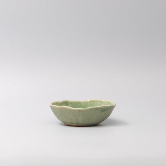 Bowl Oval 13.5cm Amane Emerald Glaze V637-C3663
