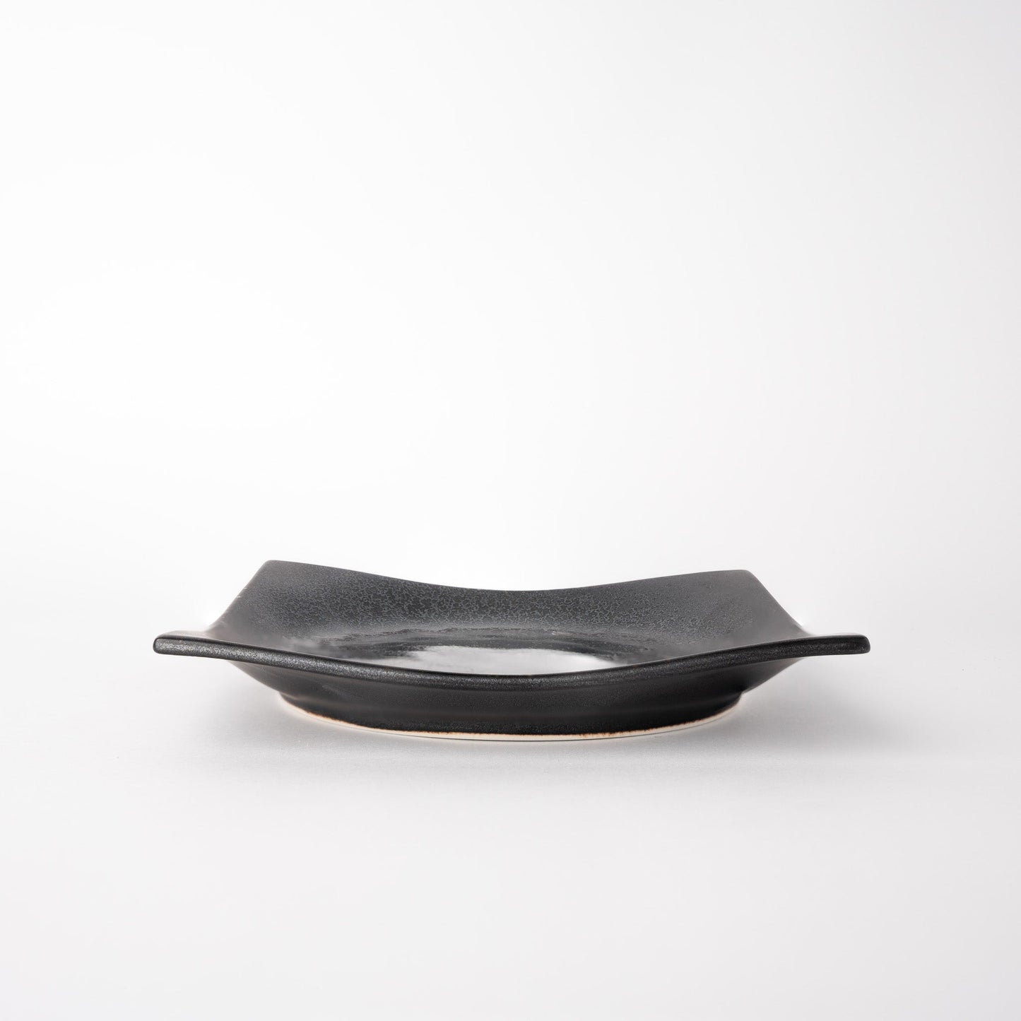 Plate Square 16cm Black Pearl Glaze V637-C6124