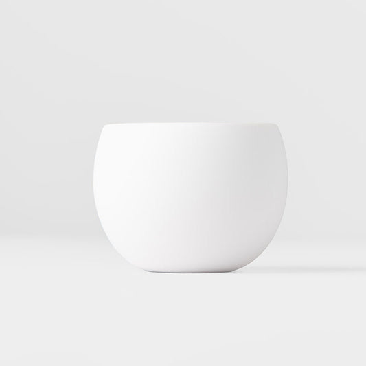 Cup Shochu 8.5cm Matte White & Light Blue Glaze V637-C6930