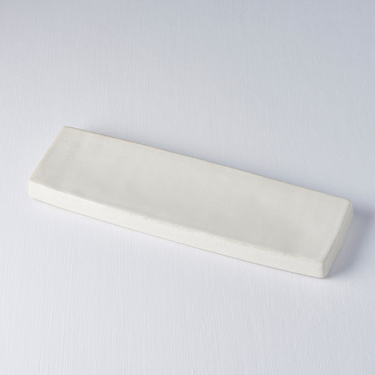 Plate Rectangular 29 x 9cm Craft White Glaze V637-C7592