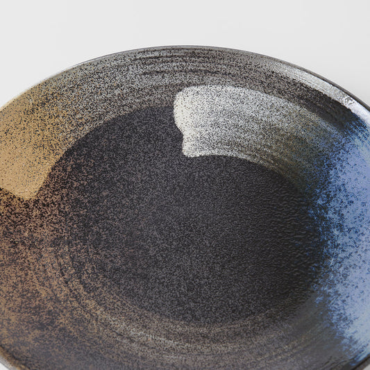 Dinner Plate 28.5cm Gold Brushstroke Glaze V637-C8064