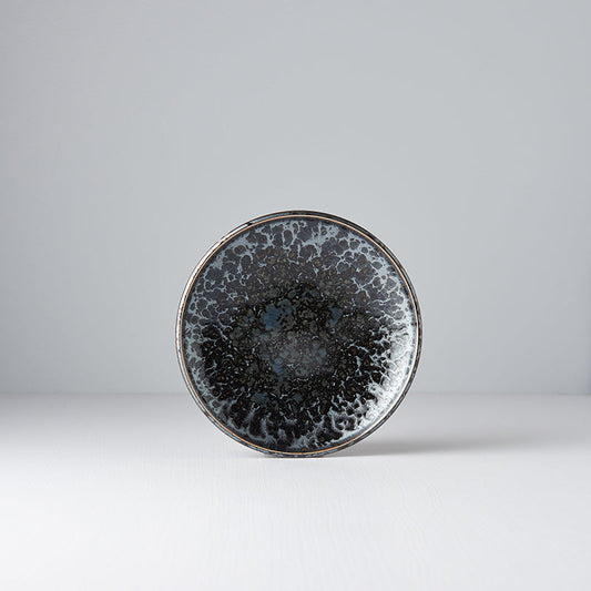 Tapas Plate 17cm Black Pearl Glaze V637-C8070