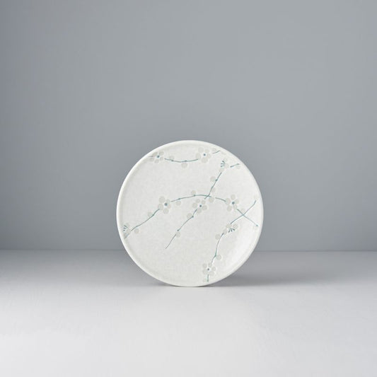 Tapas Plate 17cm White Blossom Glaze V637-C8075