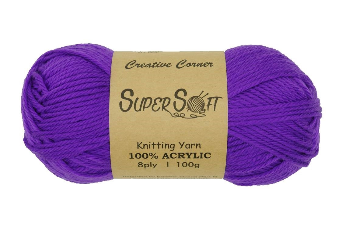 bulk 12 Super Soft Knitting Yarn V637-CRA23612