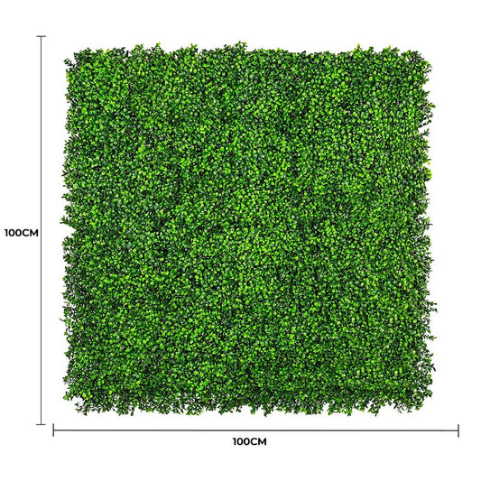 Luxury Deluxe Buxus (Bright) Hedge Panels UV Resistant 1m X 1m V637-DP1005795